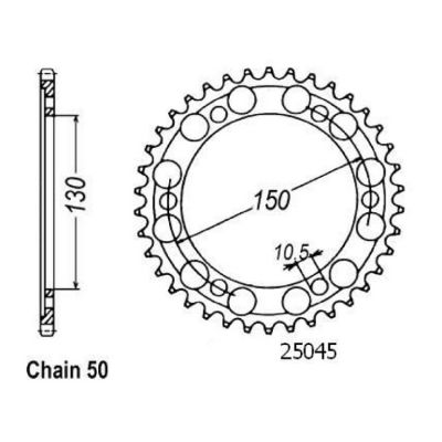 Rozeta pro Yamaha 25045CZ38